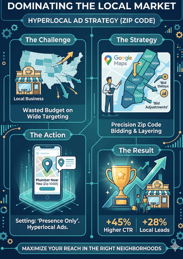  1. Hyperlocal Google Ads by Zip Code